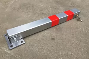 Fold Down Parking Post With Lock Key