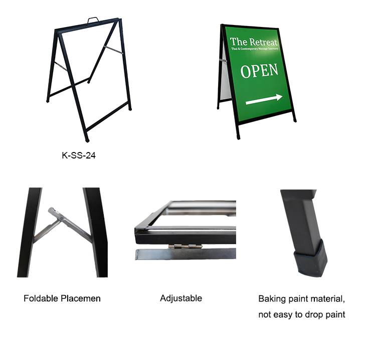 Outdoor Poster Display Stand, A Frame Poster Stand