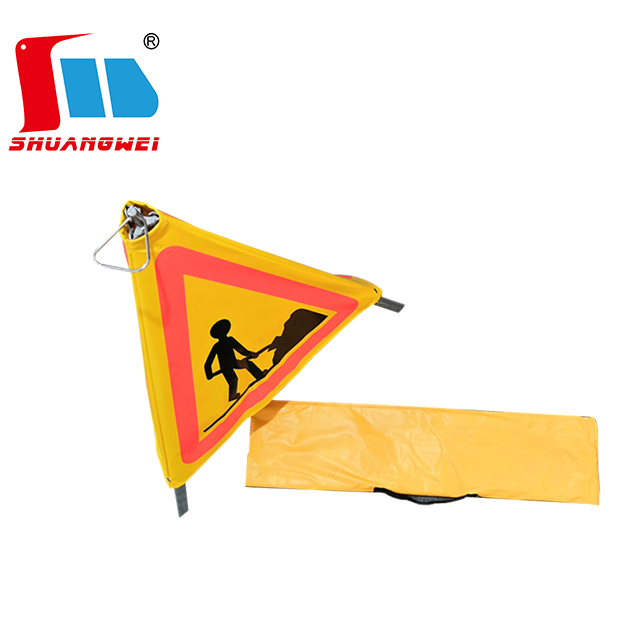 Tripods Triangle Road Safety Warning Sign Stand