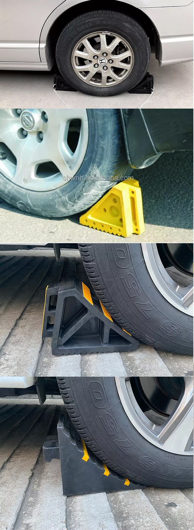 10T Wheel Chock With Reflective