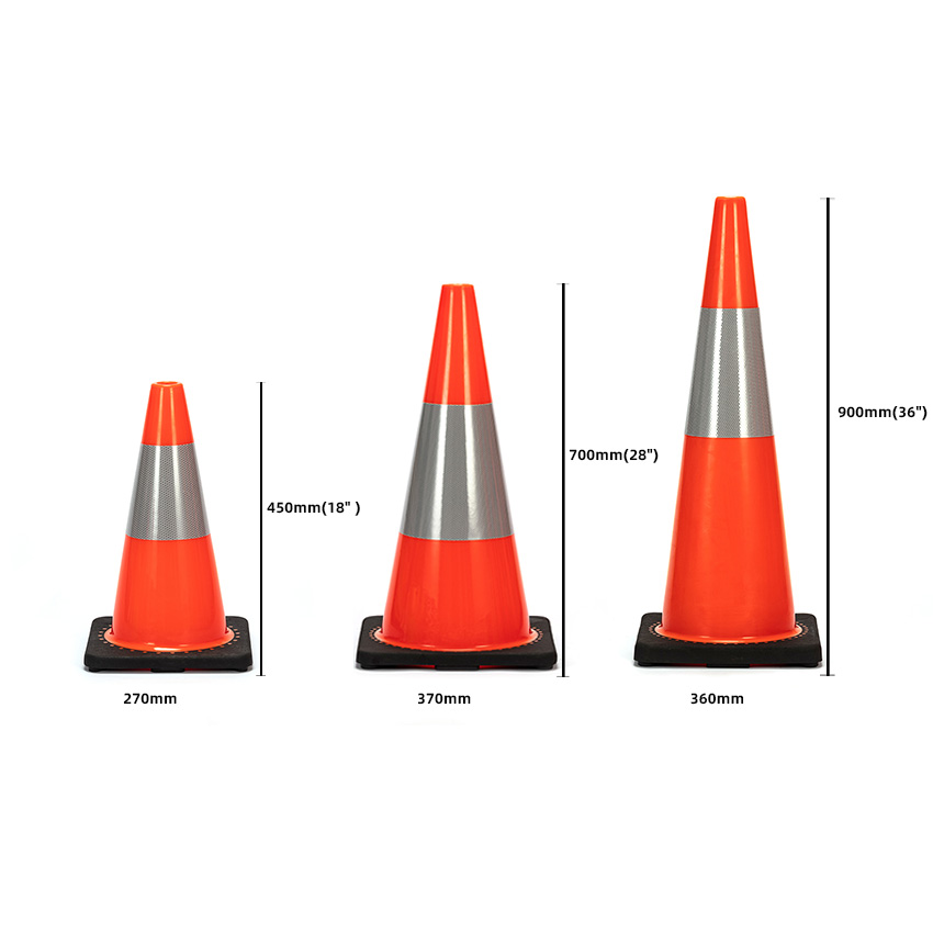 PVC Black Base Cone