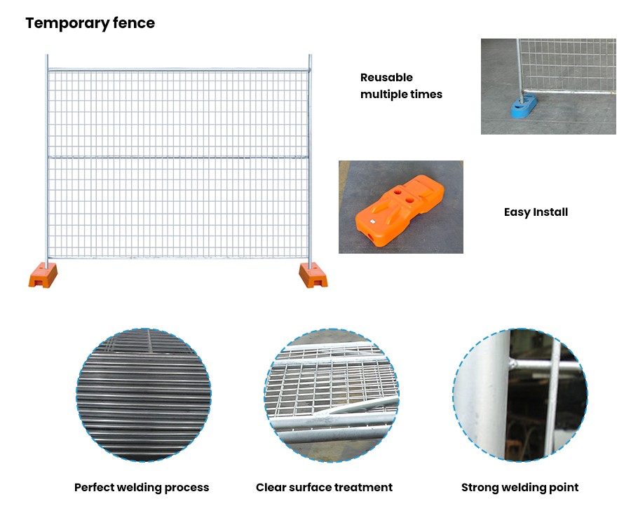 Australia Temporary Fencing With Base