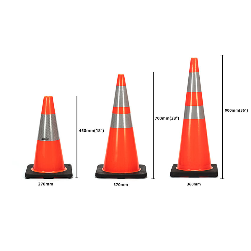 700mm PVC Road Safety Cone