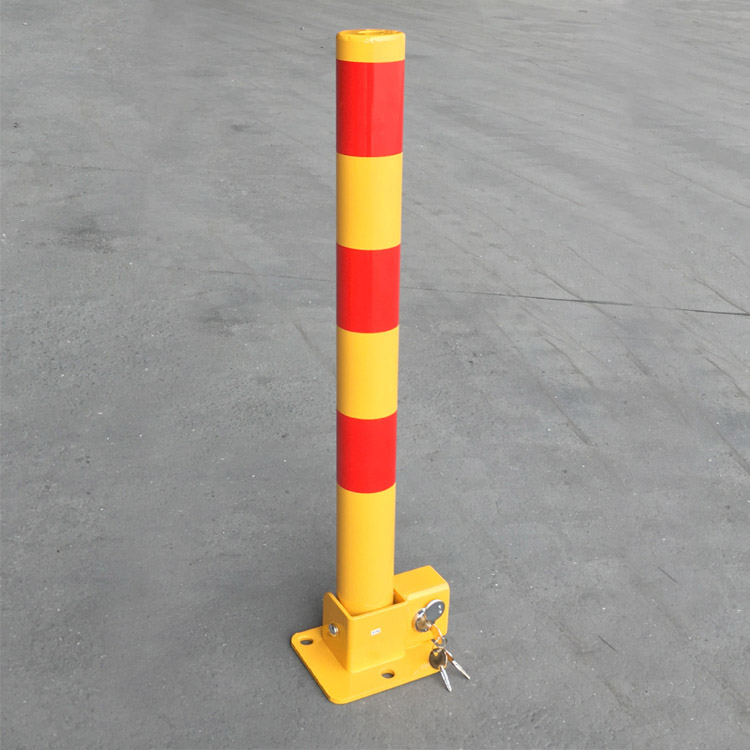 Fold Down Parking Interceptor Bollard Post