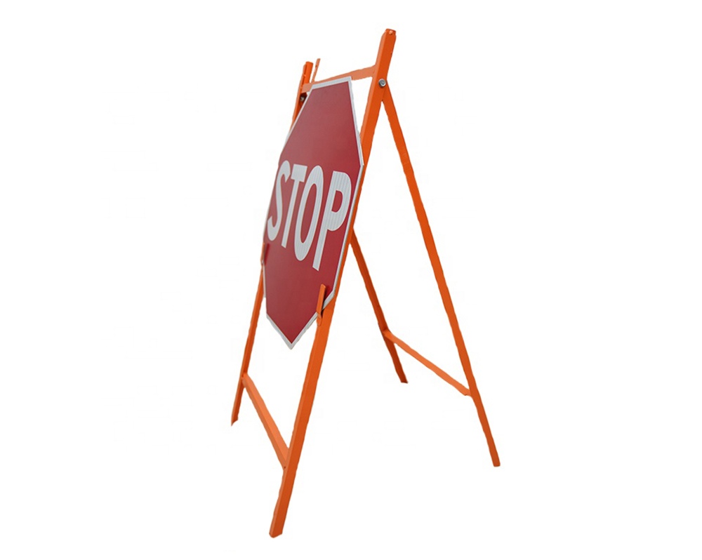 Orange Sign Stand A-Frame