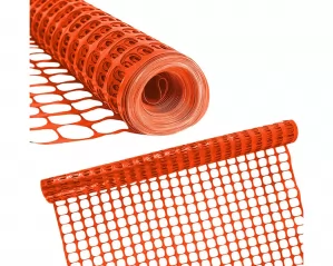 Plastic Orange Mesh Fence