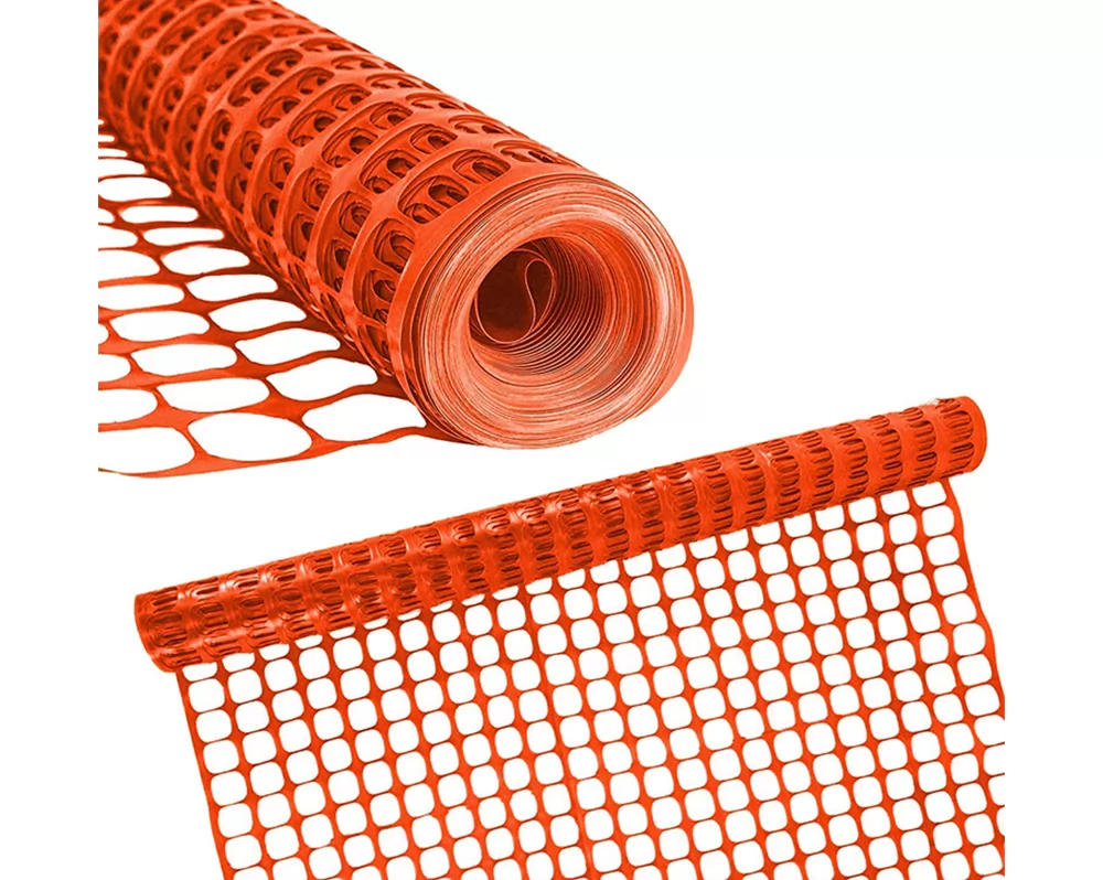 Plastic Orange Mesh Fence