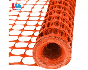 Plastic Orange Mesh Fence