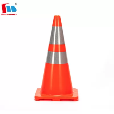 28" PVC Orange Safety Traffic Cones