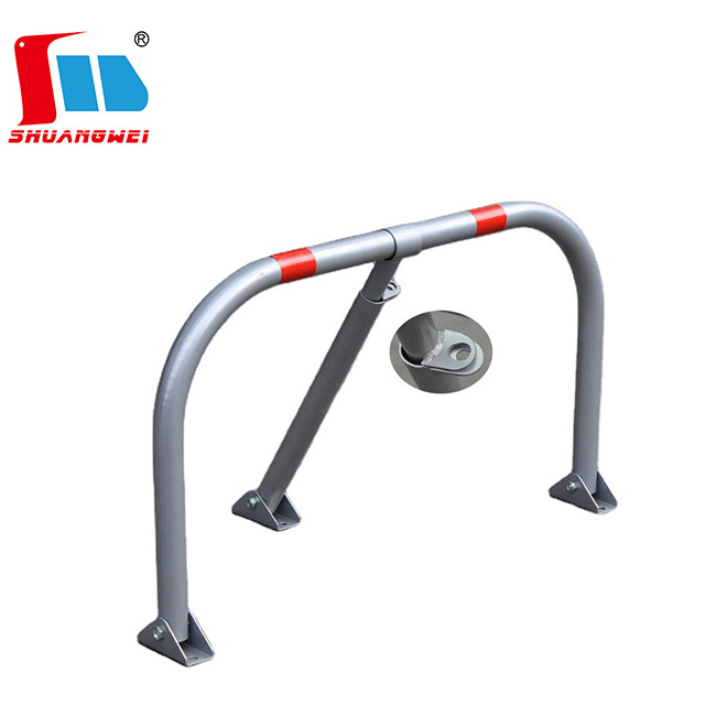 High Strength Lock Barrier M Shape Steel Manual Car Parking Lock