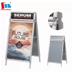 Clip Aluminum Folding Sign Frame