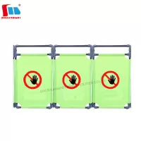 Folding Green Cloth Plastic Traffic barrier