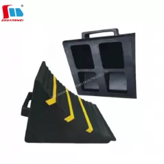 Rubber Wheel Chock Block With Handle