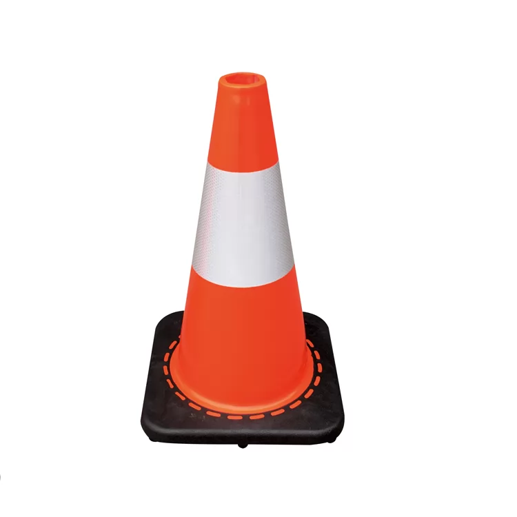 Black Base PVC Traffic Cone