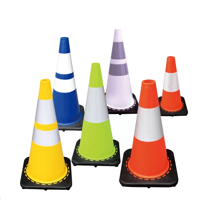 Black Base PVC Traffic Cone