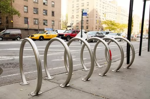 Round Bicycle Storage Organizer Stand