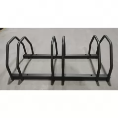 Black 3 Bike Storage Rack