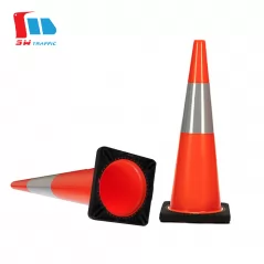 900mm(36") Black Base Road Safety Cones