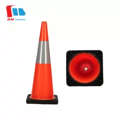 900mm(36") Black Base Road Safety Cones