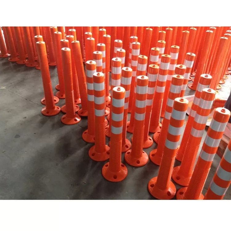 Flexible Traffic Safety Delineator Bollards