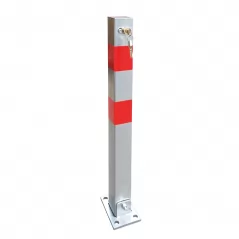 Fold Down Parking Post With Lock Key