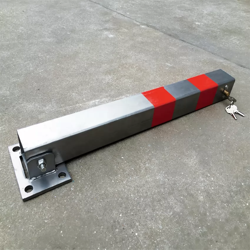 Fold Down Parking Post With Lock Key